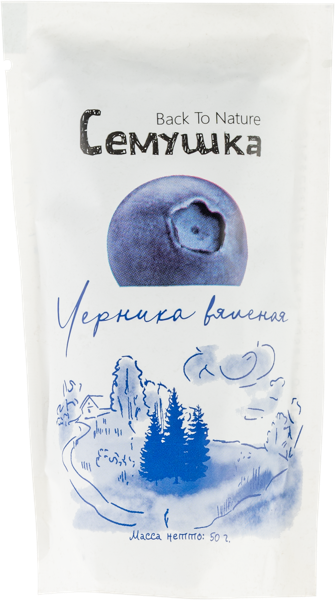 Изображение Черника вяленая Семушка Комсервис м/у, 50 г