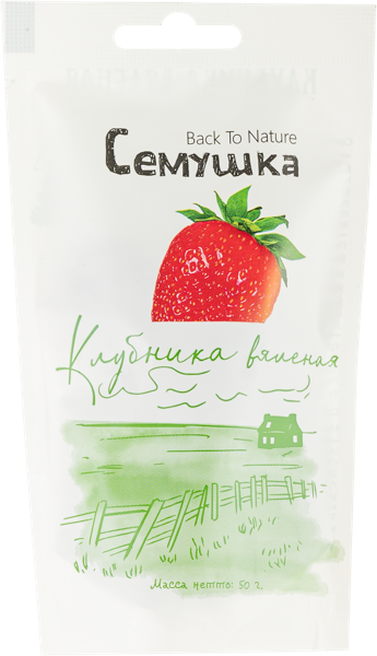 Изображение Клубника вяленая Семушка Комсервис м/у, 50 г
