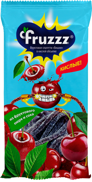 Изображение Спагетти фруктовое  Фруззз вишня кислая Пермская КФ м/у, 80 г
