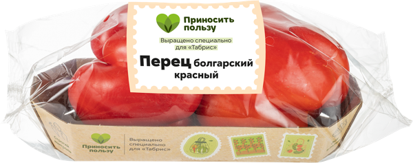 Изображение Овощ красный Табрис перец болгарский Кубанские поля подложка, 2 шт