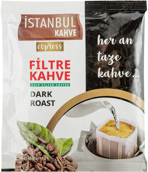 Изображение Кофе дрип-пакет Стамбул темная обжарка Истанбул Кахве м/у, 8 г