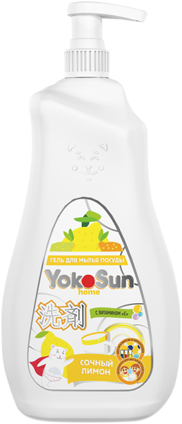 Изображение Средство для мытья посуды Йокосан лимон Азия Лайф п/у, 500 мл