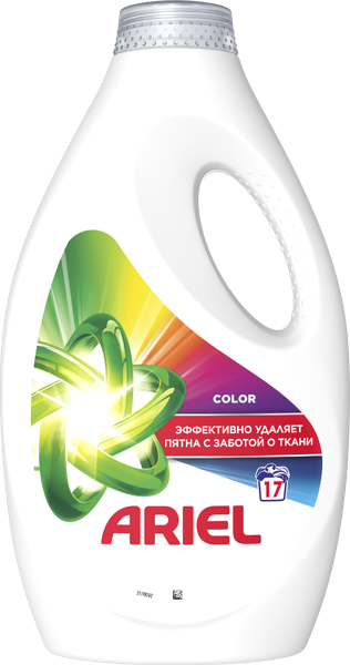 Изображение Средство для стирки жидкое Ариель цветное белье Проктер Энд Гэмбл п/у, 1,1 л