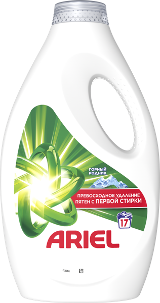 Изображение Средство для стирки жидкое Ариель горный родник Проктер Энд Гэмбл п/у, 1,1 л