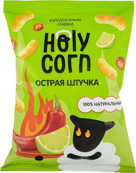 Изображение Чипсы кукурузные Холи Корн Острая штучка Матяш м/у, 30 г