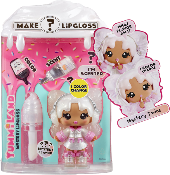 Изображение Набор для изг блеска для губ Яммиленд кукла спринклс МГА п/у, 1 шт