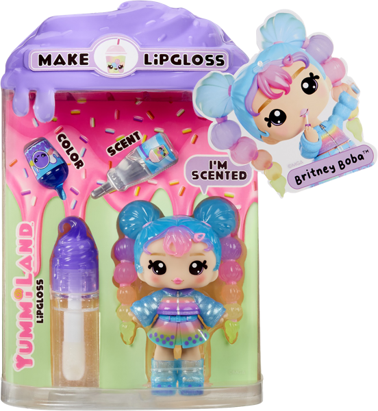 Изображение Набор для изг блеска для губ Яммиленд кукла бритни боба МГА п/у, 1 шт
