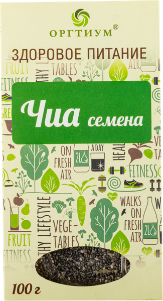 Изображение Семена Оргтиум чиа Оргтиум Плюс к/у, 100 г