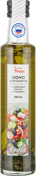 Изображение Масло оливковое подсолнечное Радость труда с травами Экорегион ТД с/б, 250 мл