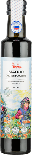 Изображение Масло облепиховое Радость труда нераф салатное Экорегион ТД с/б, 250 мл