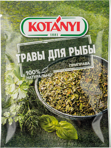Изображение Приправа для рыбы Котани травы Котани Гмбх м/у, 15 г