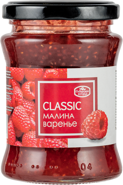 Изображение Варенье из малины Сибирская ягода САВА ТПК с/б, 300 г