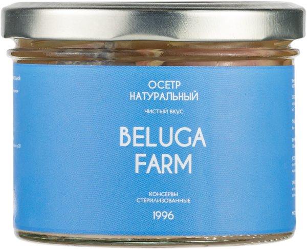 Изображение Осетр в собственном соку БелугаФарм Белуга АРК с/б, 220 г
