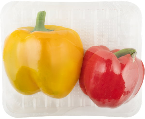 Изображение Овощ  перец болгарский микс  подложка, 2 шт