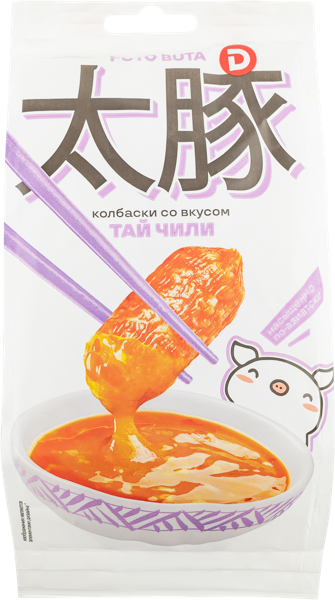 Изображение Колбаски сырокопченые Футо Бута тай чили Дымовское КП м/у, 50 г