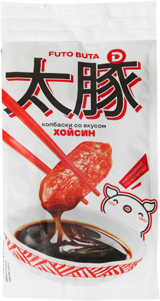 Изображение Колбаски сырокопченые Футо Бута хойсин Дымовское КП м/у, 50 г