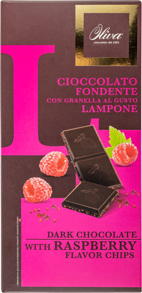 Изображение Шоколад темный Олива малина Дольчиолива кор, 85 г