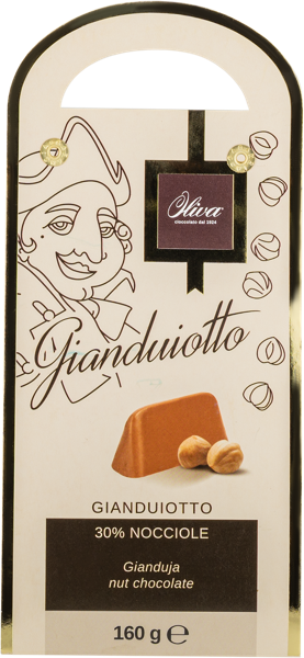 Изображение Конфеты шоколадные Олива джандуйотто 30% Дольчиолива м/у, 160 г