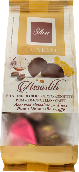 Изображение Конфеты темный шоколад Олива ром лимончелло кофе Дольчиолива м/у, 198 г