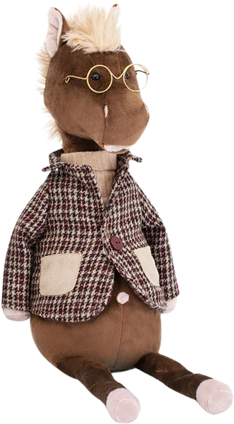 Изображение Мягкая игрушка 30см Символ года конь жан-поль Оранж Тойс , 1 шт