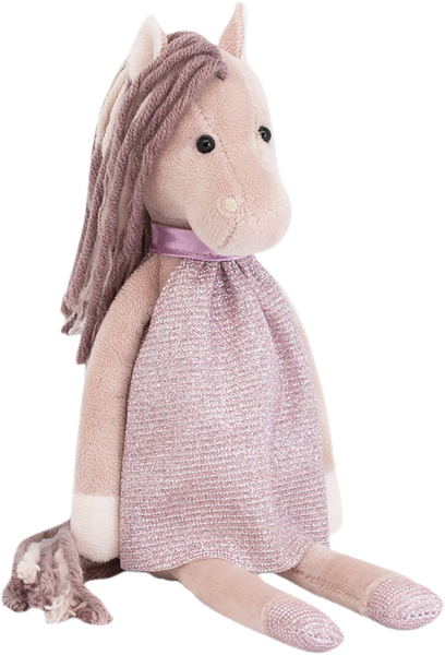 Изображение Мягкая игрушка 16см Символ года лошадка искорка Оранж Тойс , 1 шт