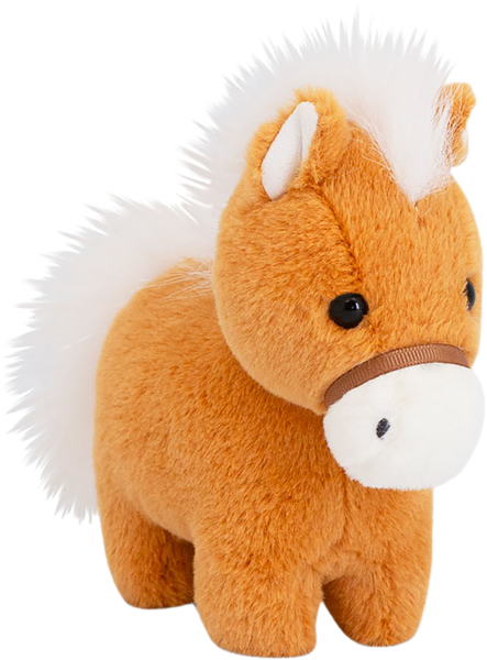 Изображение Мягкая игрушка 13см Символ года пони рыжик Оранж Тойс , 1 шт