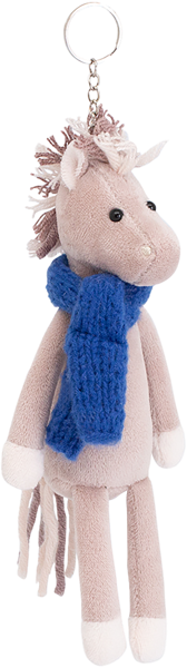 Изображение Мягкая игрушка 12см Символ года игогошка в синем шарфе Оранж Тойс , 1 шт