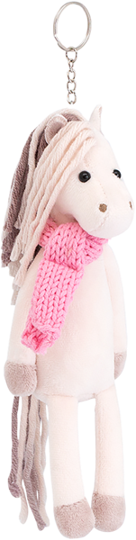 Изображение Мягкая игрушка 12см Символ года игогошка в розовом шарфе Оранж Тойс , 1 шт