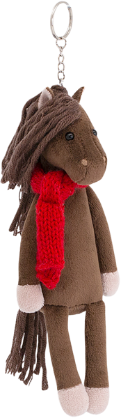 Изображение Мягкая игрушка 12см Символ года игогошка в красном шарфе Оранж Тойс , 1 шт