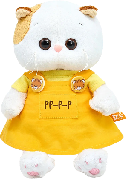 Изображение Мягкая игрушка 20см Будибаса друзья басика ли-ли бейби в сарафане МПП ООО к/у, 1 шт