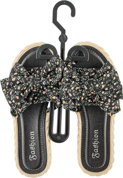 Изображение Шлепанцы размер 40-41 женские Танаис прованс черные Югпродторг , 1 пара