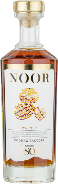 Изображение Коньяк 35% Нур орех Дербентский КК с/б, 0,5 л