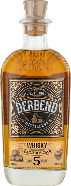 Изображение Виски купажированный 5 лет Дербент Кальвадос каск Дербентский КК с/б, 0,5 л
