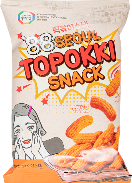 Изображение Снеки пшеничные Сурасанг токпокки сладко-острые Донгхва си энд эф м/у, 130 г