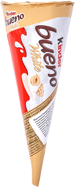Изображение Мороженое в вафельном конусе Киндер буэно белый Ферреро м/у, 62 г