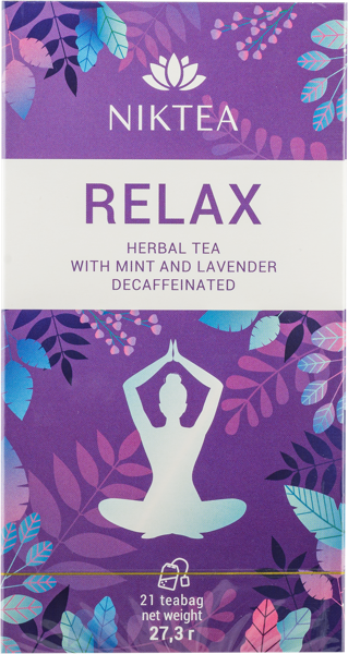 Изображение Чай в пакетиках Никти релакс без кофеина Мал ком кор, 21*1,3 г