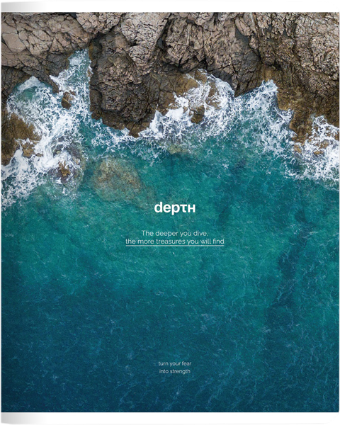 Изображение Тетрадь школьная 48л клетка Би Смарт оушэн глубина Полиграф Принт , 1 шт