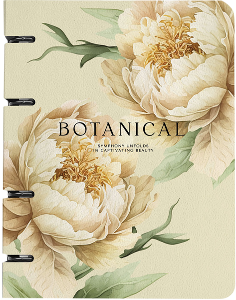 Изображение Тетрадь 120л клетка Би Смарт пион желтая на кольцах БелКанБи , 1 шт