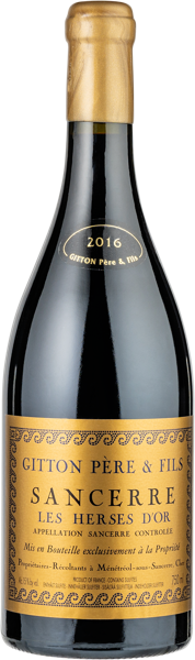 Изображение Вино красное п/сух стиль №2 Пино Нуар Сансер Ле Эрс Д Ор 2016 Гиттон Пьер э Фис с/б, 0,75 л