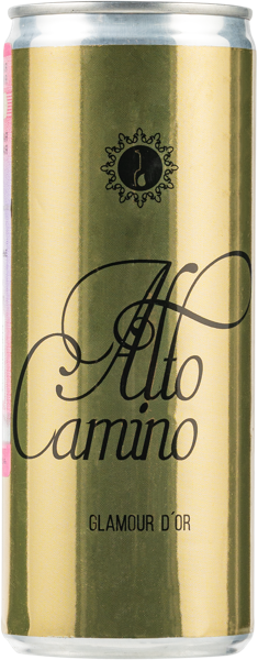 Изображение Напиток виноградосодержащий розовый сладкий газ 5,5% Камино Альто Гламур Розе Рабозо ж/б, 0,25 л