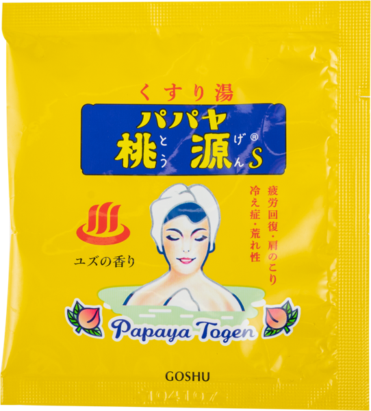 Изображение Соль для ванны Папайя тоген с аромат юдзу Гошу якухин м/у, 15 г