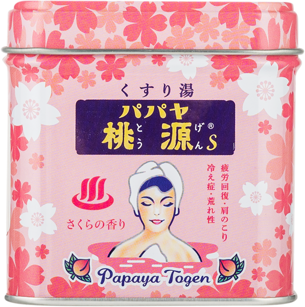 Изображение Соль для ванны Папайя тоген с аромат сакуры Гошу якухин м/у, 70 г