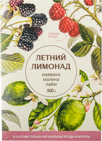 Изображение Ягодная смесь замороженная Всегда пожалуйста лимонад ежевика малина ЭкоРесурс к/к, 300 г