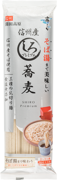 Изображение Лапша гречневая Хакубаку соба Синсю белая Хакубаку м/у, 210 г