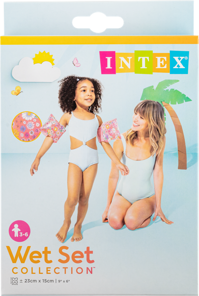 Изображение Нарукавники для плавания 3-6лет Интекс сладкий цветок Интекс , 1 пара