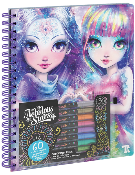 Изображение Раскраска для девочек Небулус Старс Айседора+8 ручек ТвинТим Эдженси , 1 шт