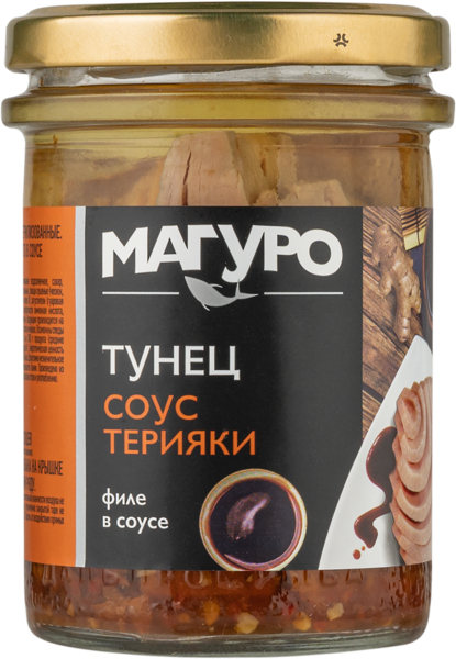 Изображение Тунец В соусе терияки Магуро филе Дальпромрыба с/б, 200 г