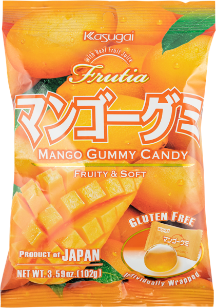 Изображение Мармелад жевательный Фрутия манго Касугаи сейка м/у Атаго, 102 г