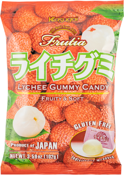 Изображение Мармелад жевательный Фрутия личи Касугаи сейка м/у Атаго, 102 г