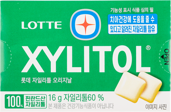 Изображение Жевательная резинка Ксилитол мята без сахара Лотте м/у, 16 г